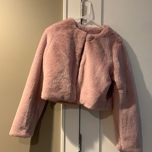 Heartbeeps Faux Pink jacket